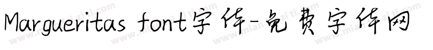 Margueritas font字体字体转换